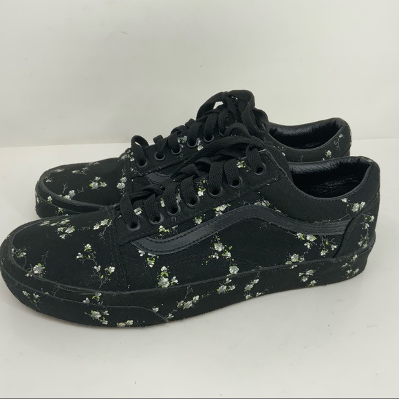 Vans Old Skool Midnight Floral Black. Womens Size 9.5. - Picture 6 of 13